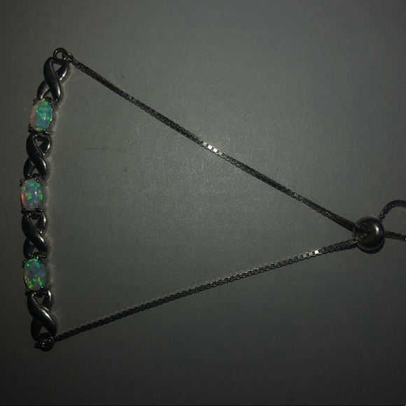 Opalite Sterling Silver Bracelet - Picture 1 of 3